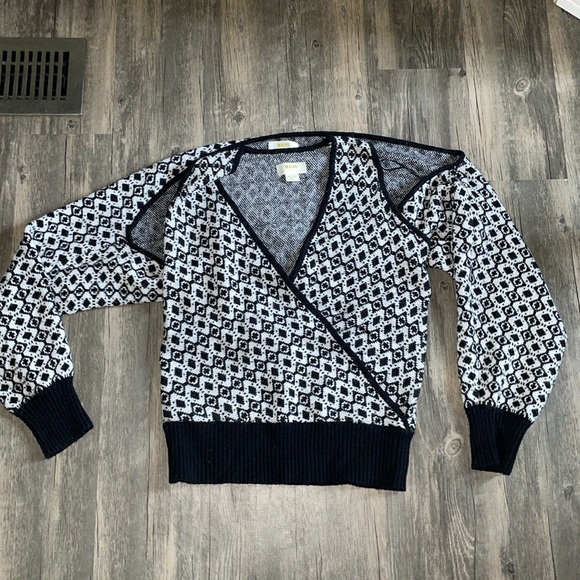 Anthropologie Maeve Floral Sweater Tank & Shrug Set Super Soft Size M - Picture 7 of 11